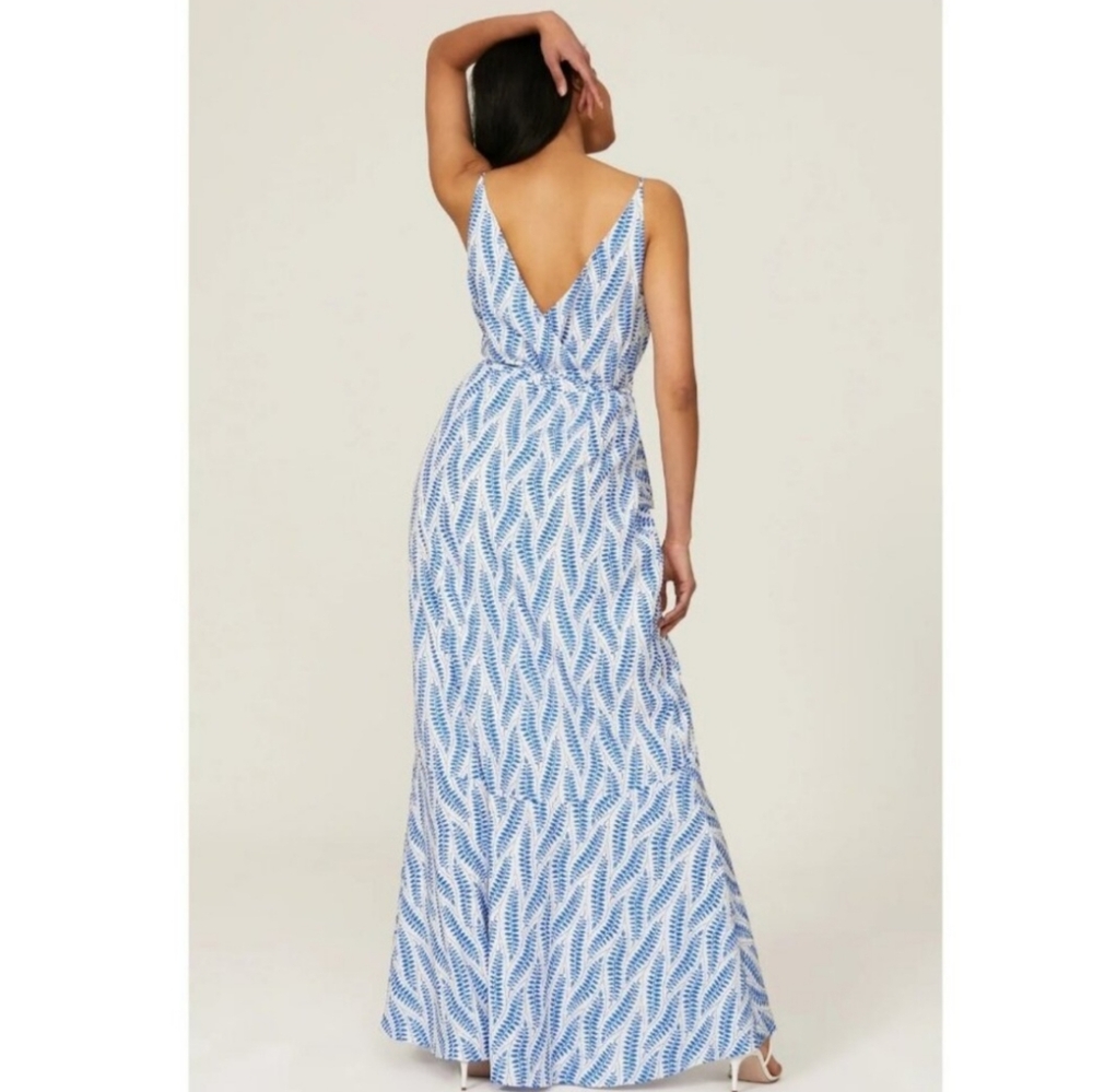 Hutch Floral Wrap Maxi Dress, size L - Picture 3 of 13